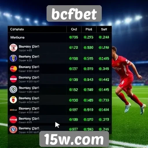 Comparativo de odds entre BCFBet e concorrentes